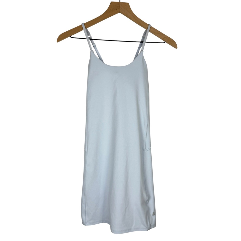 Athleta Girl Active Dress Girls Size L/12 Lt Blue Built-in Shorts & Bra Tennis